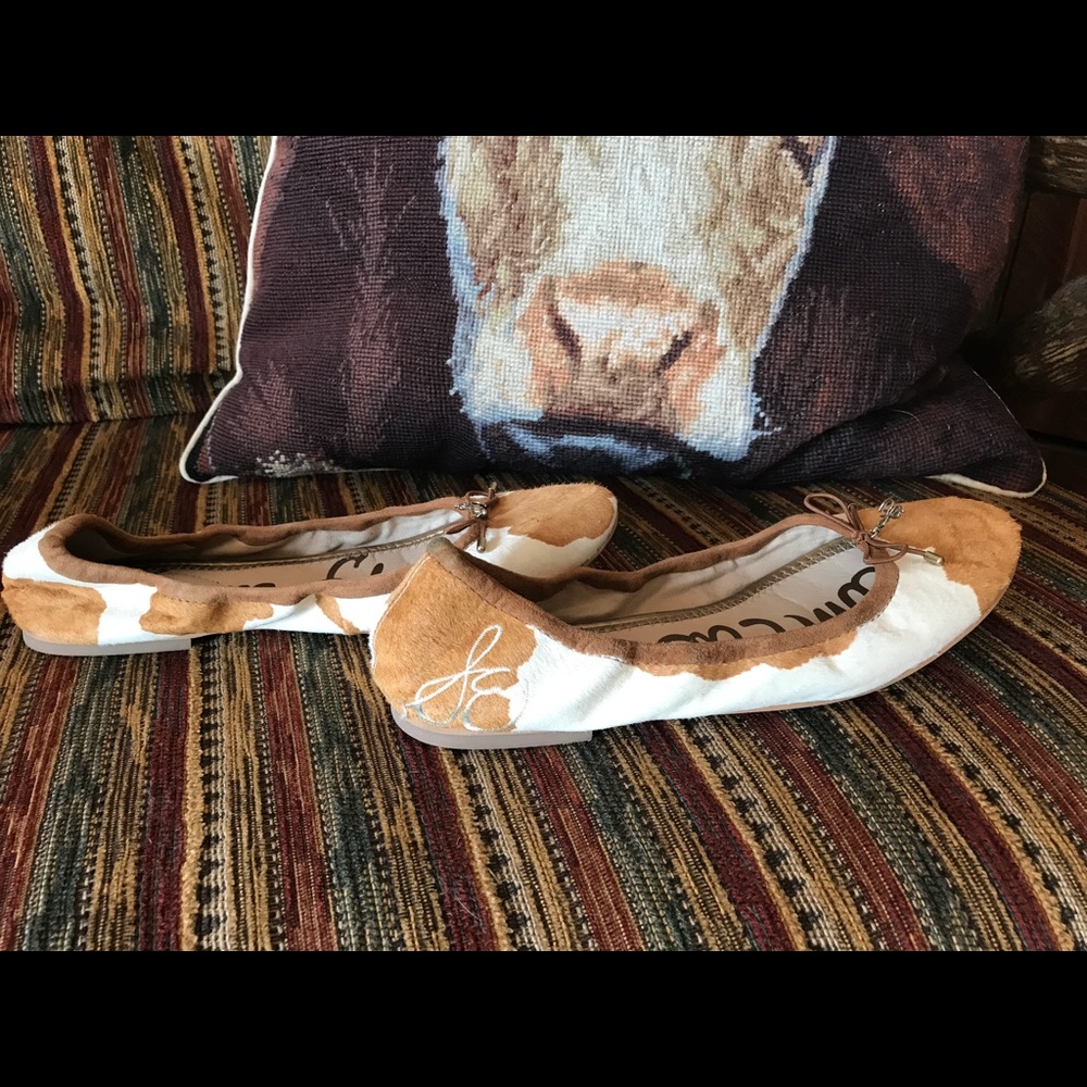 Sam Edelman cowhide flats